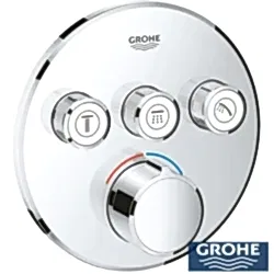 Grohe - Grohe SmartControl Akış Kontrollü Ankastre Banyo Bataryası (3 Yollu, Sıva Üstü Grubu)
