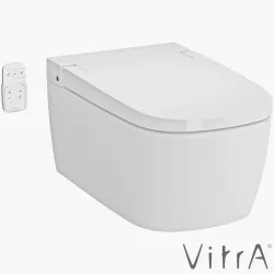 Vitra - Vitra Metropole V-Care Akıllı Rim-ex Asma Klozet, Basic, VitraClean, Yeni Seri