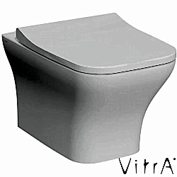 Vitra - Vitra Zentrum Square SmoothFlush Kanalsız Asma Klozet